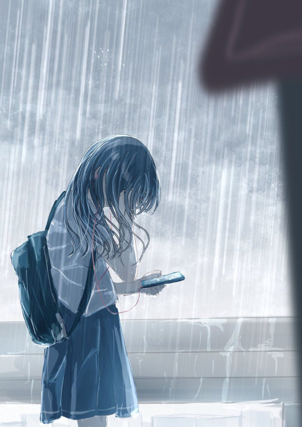 111 Ảnh Anime Cô Đơn Nam Nữ Buồn Tâm Trạng Gớt Nước Mắt