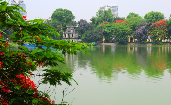 Những hình ảnh hồ Gươm đẹp nhất tại Hà Nội