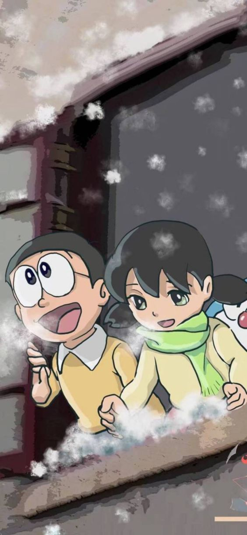 hình ảnh nobita và shizuka