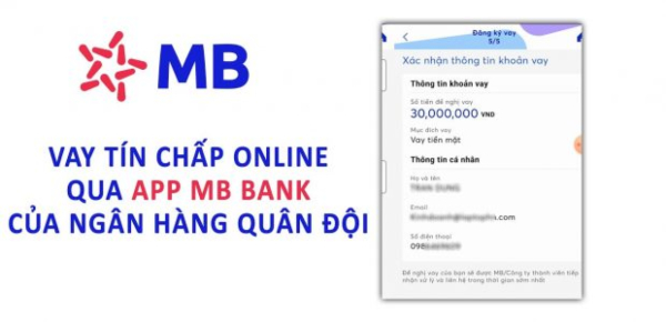 cách vay tiền qua app mb bank