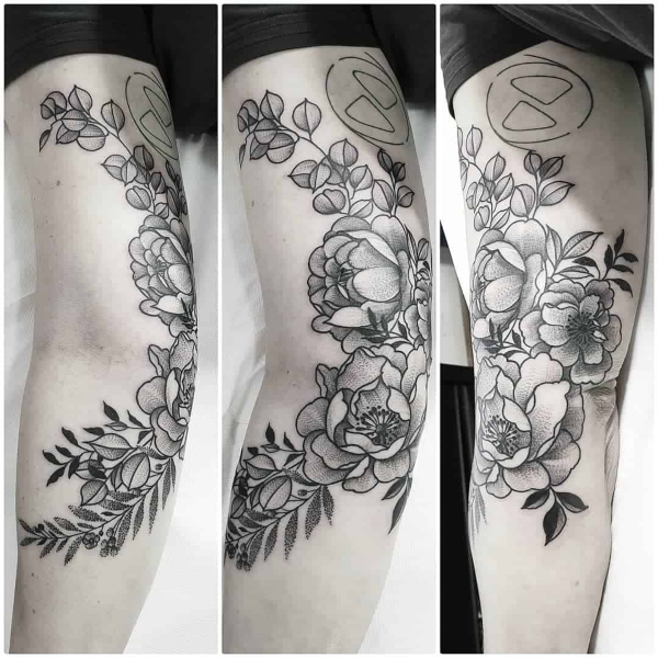 tattoo hoa hồng cuc chat