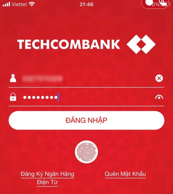 đăng ký mở tài khoản techcombank online