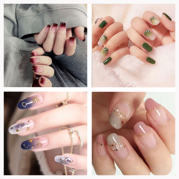 KellyPang Blog Sang chảnh mẫu nail đẹp màu bạc KellyPang Nail Fashion