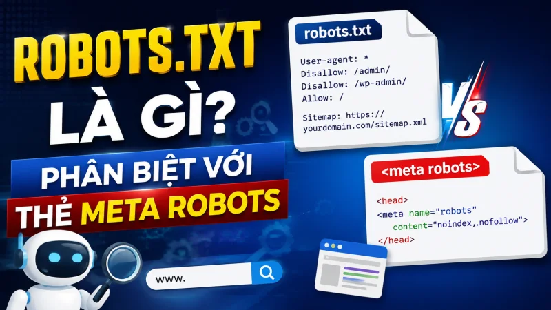 robots.txt và meta robots: chặn thu thập không phải là chặn lập chỉ mục