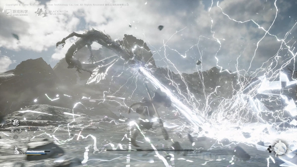 Battles in Black Myth: Wukong are explosive with incredibly cinematic effects.