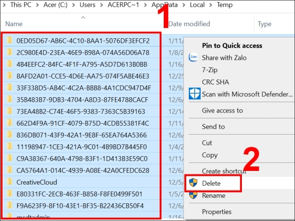 Free up hard drive storage space