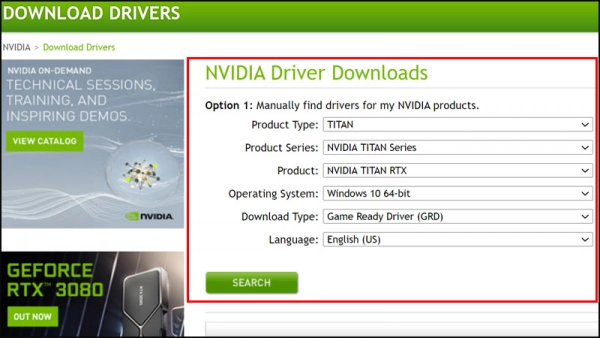 Go to NVIDIA website