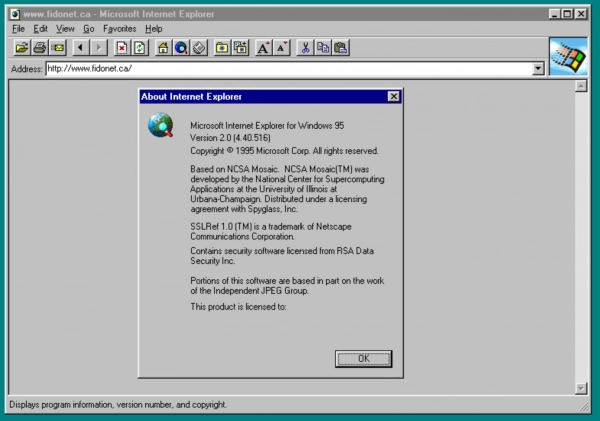 Internet Explorer 2