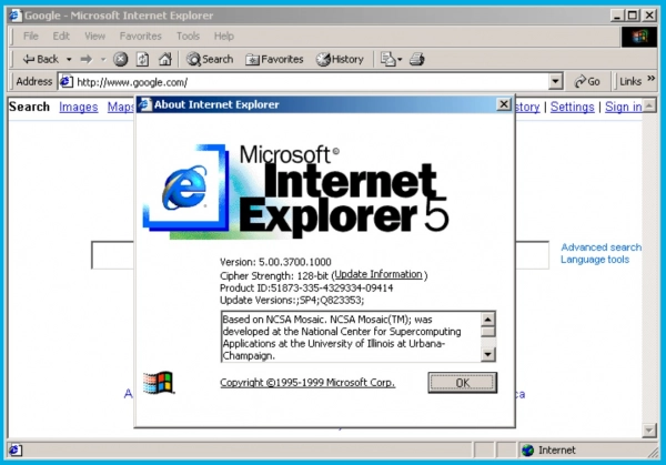 Internet Explorer 5