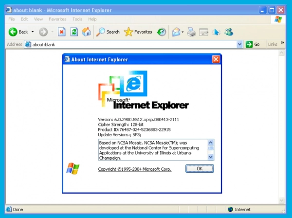 Internet Explorer 6