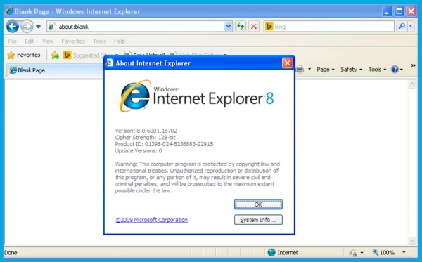 Internet Explorer 8