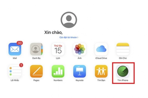 Locate your iPhone using Find My on iCloud