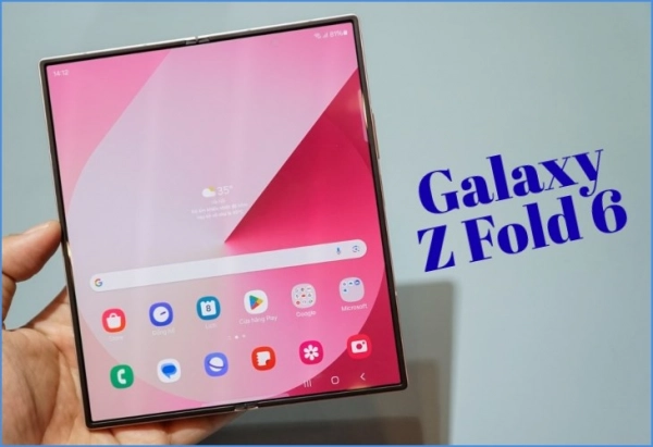 Samsung Galaxy Z Fold 6 is only 1mm thin when opened and 2.7mm when folded