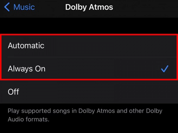 Step 3 to Open Dolby Atmos on iPhone