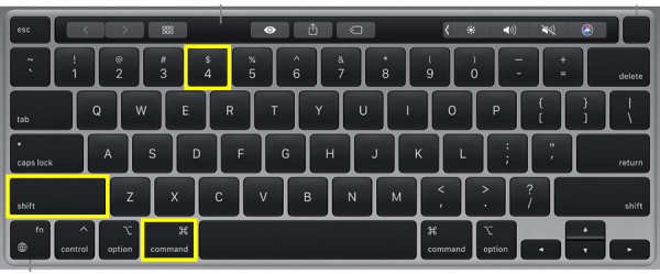 Take a screenshot of part of your Mac screen with a keyboard shortcut