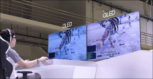 The uniformity and viewing angle of OLED TVs are rated better than QLED TVs.