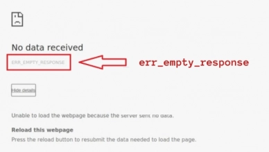 What is the Err_empty_response Error and How to Fix It Quickly