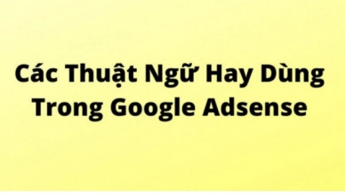 Các thuật ngữ hay dùng trong Google Adsense