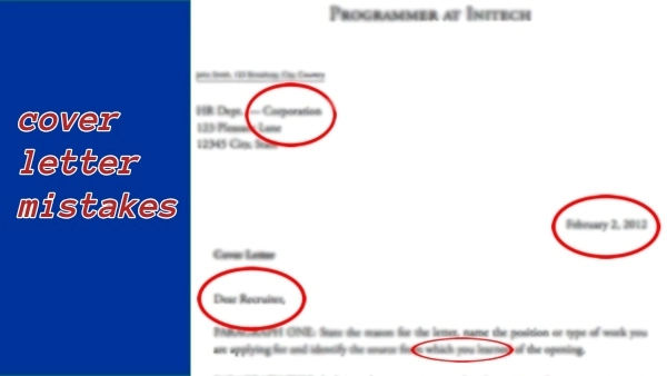 Top Cover Letter Mistakes to Avoid