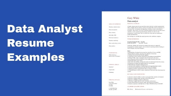 Data Analyst Resume Examples (2025 Guide + Templates to Get Hired)
