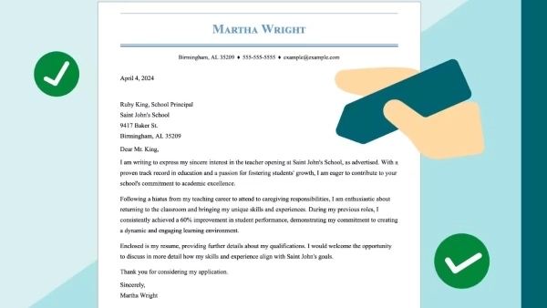 Short Cover Letter Template (Free Examples + Writing Tips)